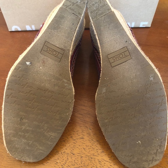 Toms printed espadrille wedges - Picture 4 of 5
